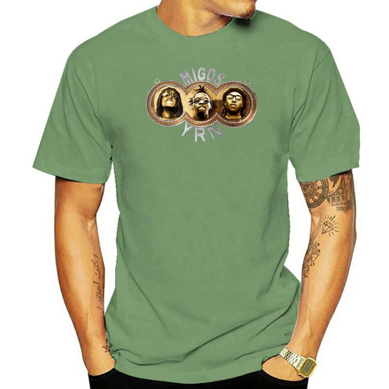Nieuwe design-남성 미고스 YRN 티셔츠, 멋진 힙합 랩퍼 오할스 디자인 티셔츠